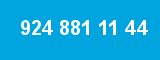 924 881 11 44 924 881 11 44